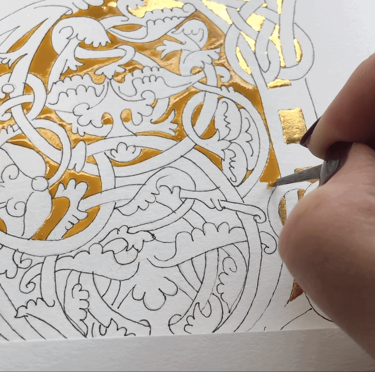 How to draw illuminated letters - Lettering Daily