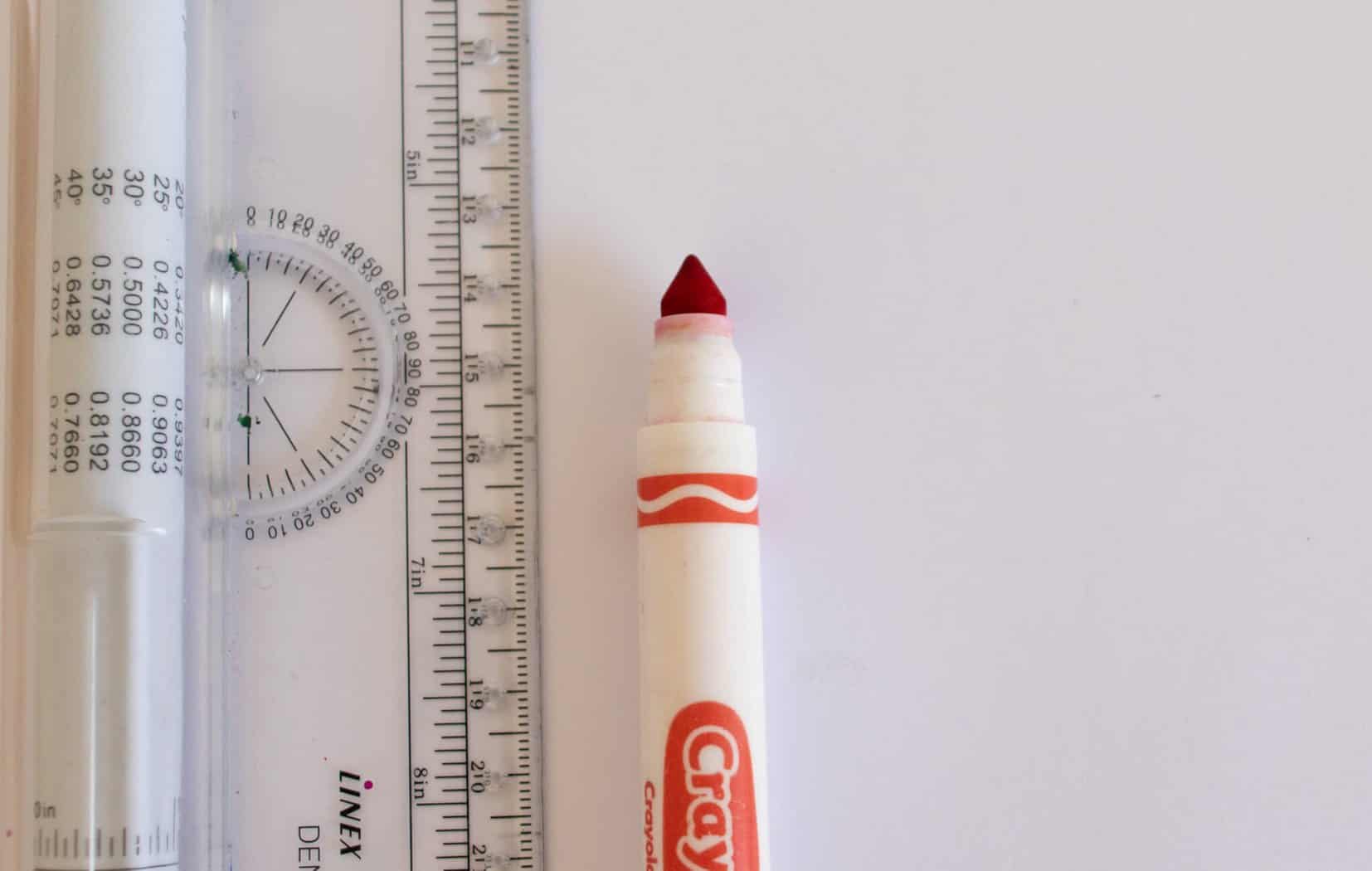 Brush pen nib size sample - Crayola Marker