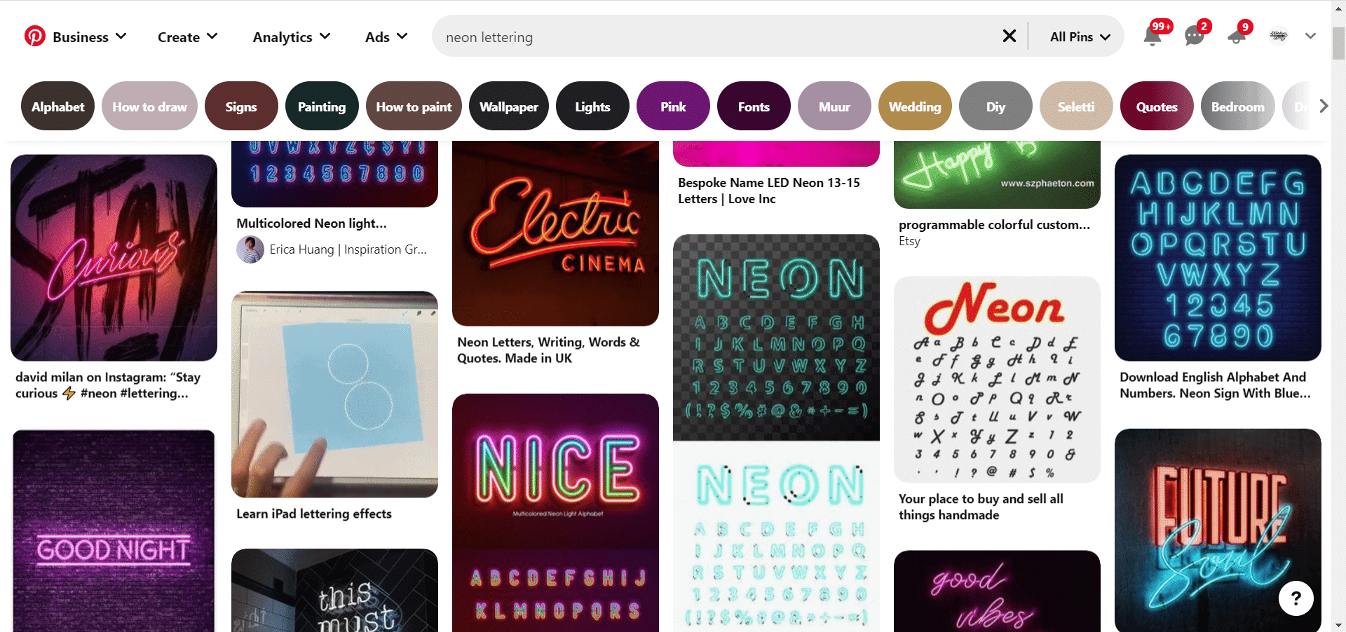 How To Create Neon Lettering In Procreate - Lettering Daily