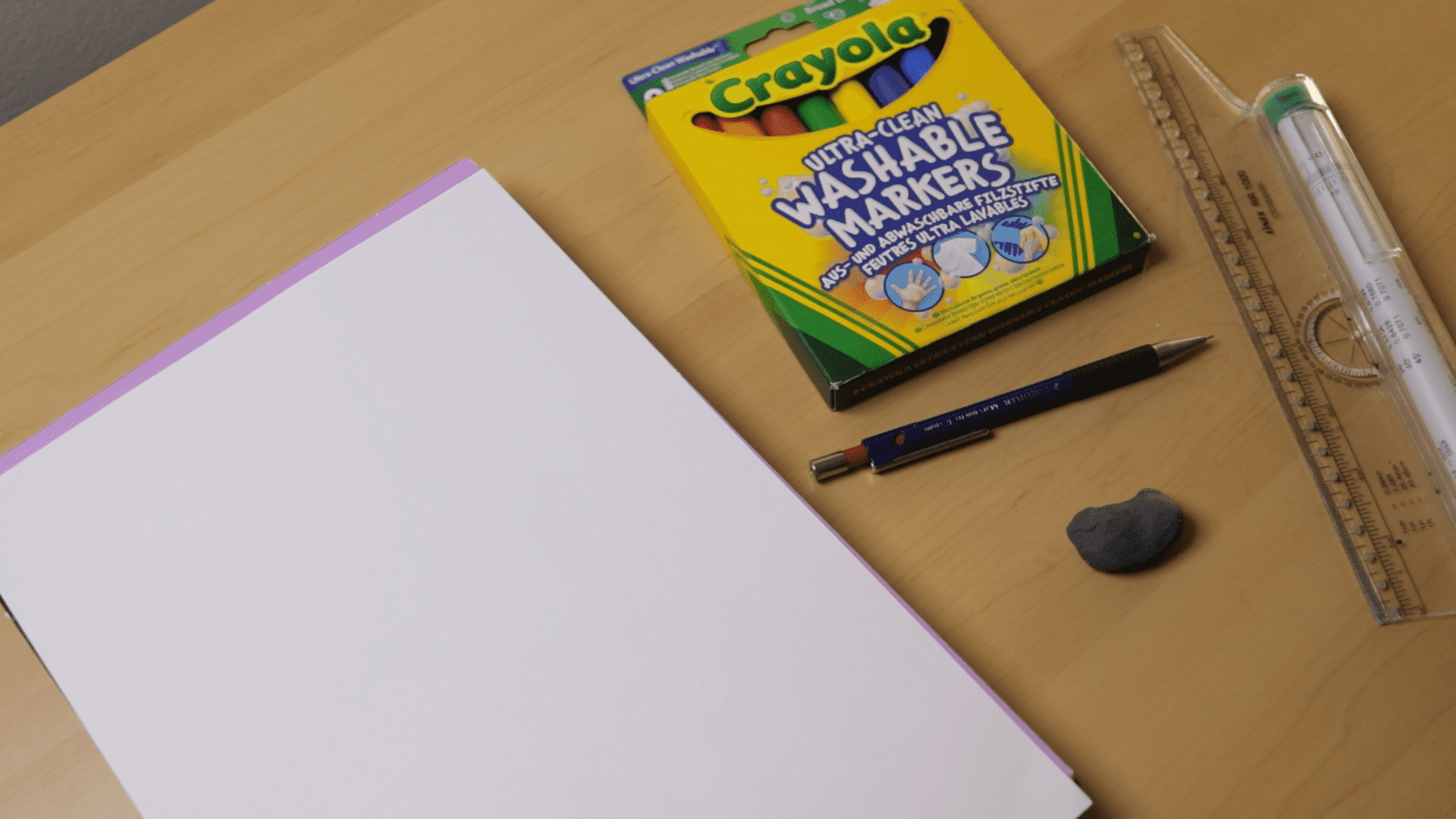 How To Do Calligraphy With Crayola Markers - Lettering Daily