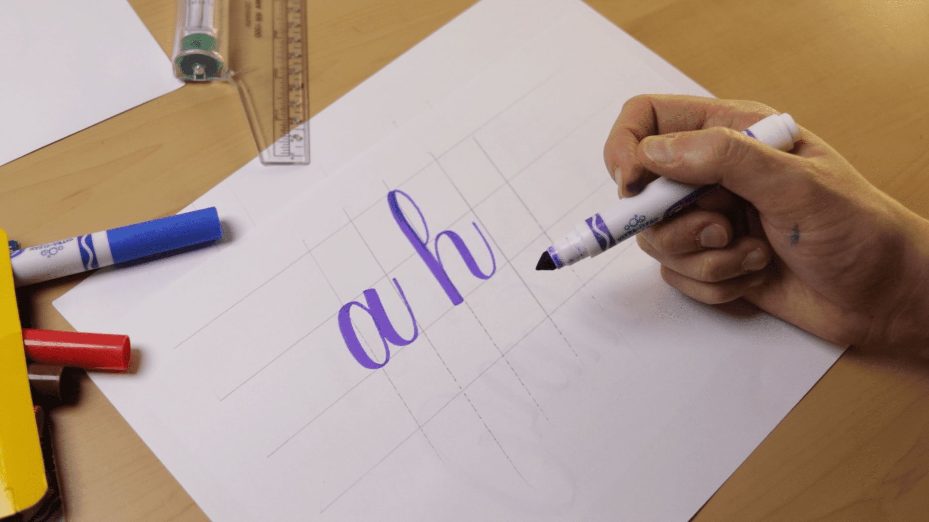 How To Do Calligraphy With Crayola Markers (2023)