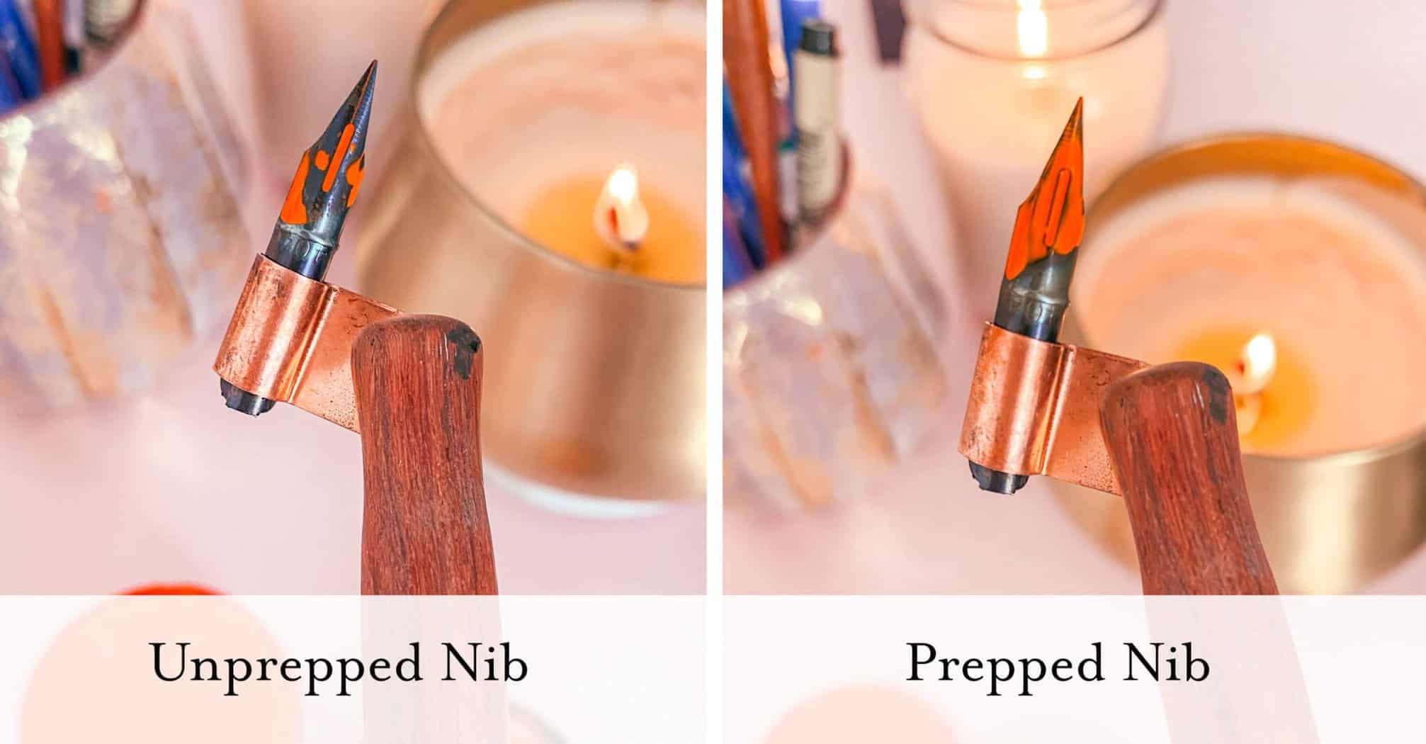 How to prepare your calligrapby nibs - Lettering Daily (4 of 9)