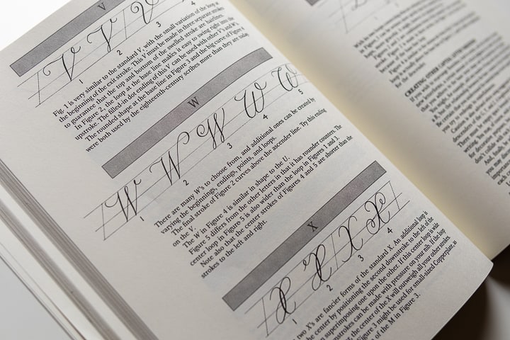 homework in calligraphy writing