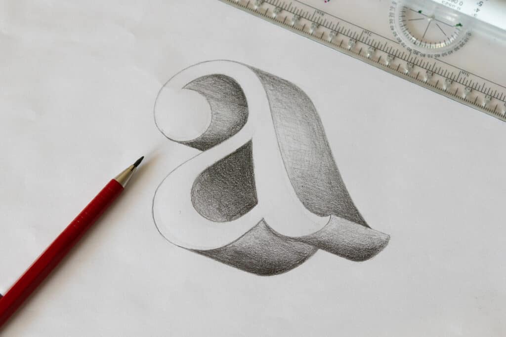 how to write a 3d letter