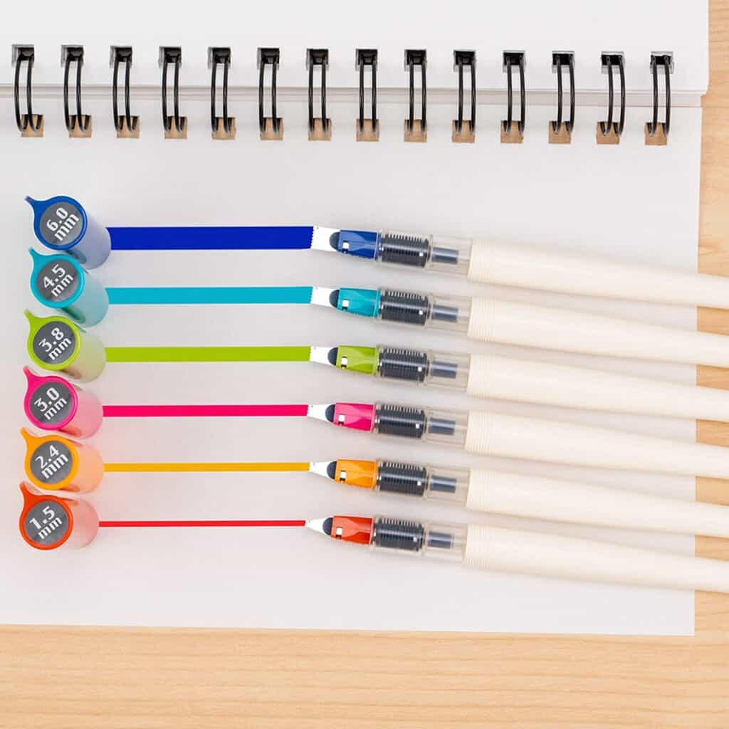 Beginner Calligraphy Set: 4 Refillable Pens With Fine Tip Brush, Fine Black  Marker Sketch Pen For Hand Lettering, Writing, And Signatures Ideal For Kids  230803 From Cong05, $8.61