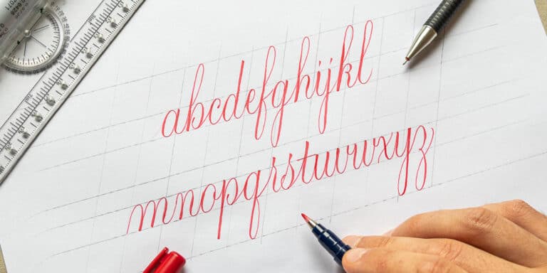 Calligraphy Alphabet a to z - Lettering Daily-7