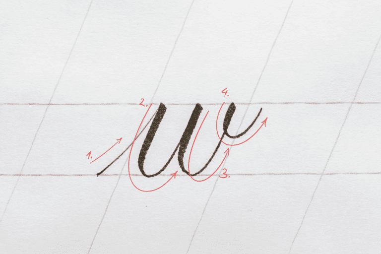 Brush Calligraphy Alphabet - A to Z (Lowercase Letters) | Lettering Daily