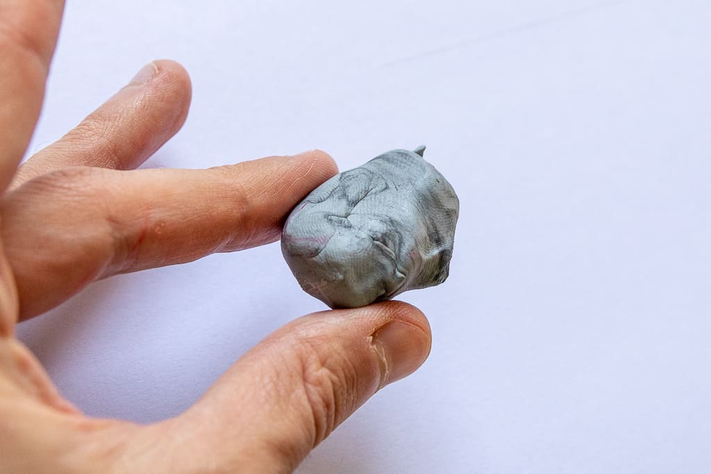 Kneaded eraser for calligraphy.