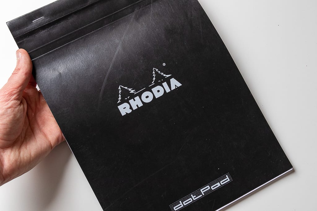 Rhodia dot par is a great paper for calligraphy. 