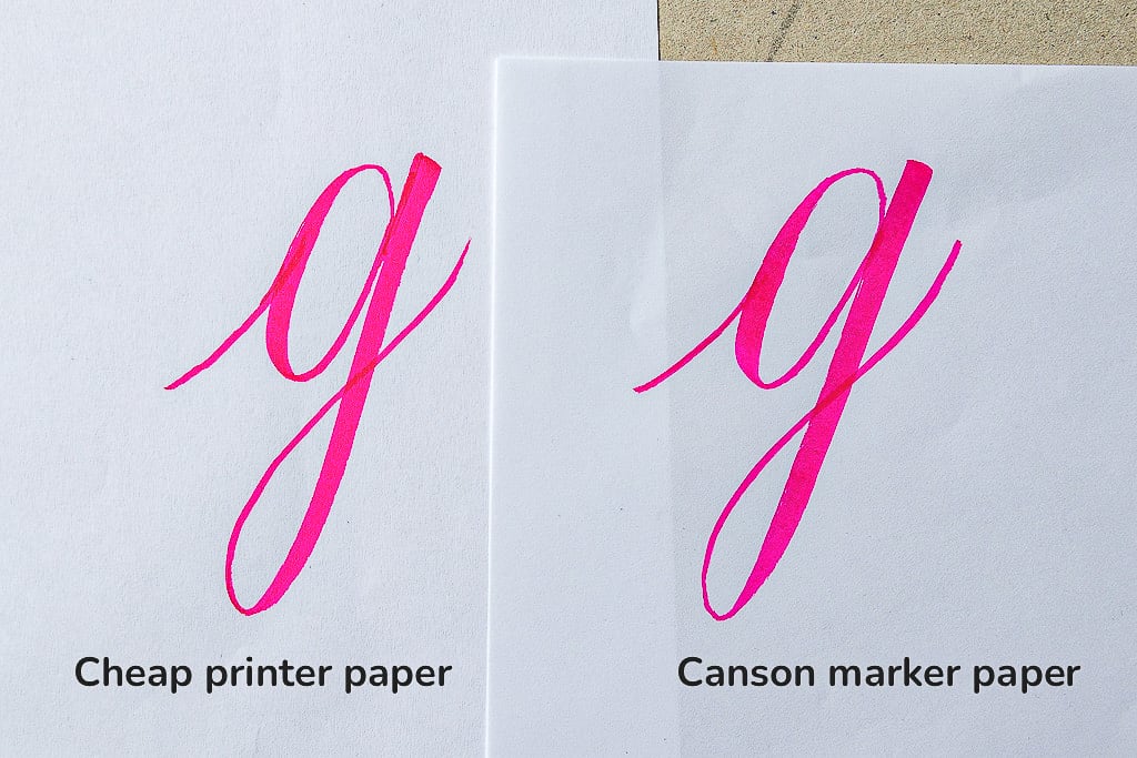 5 Great Papers for Calligraphy Practice 