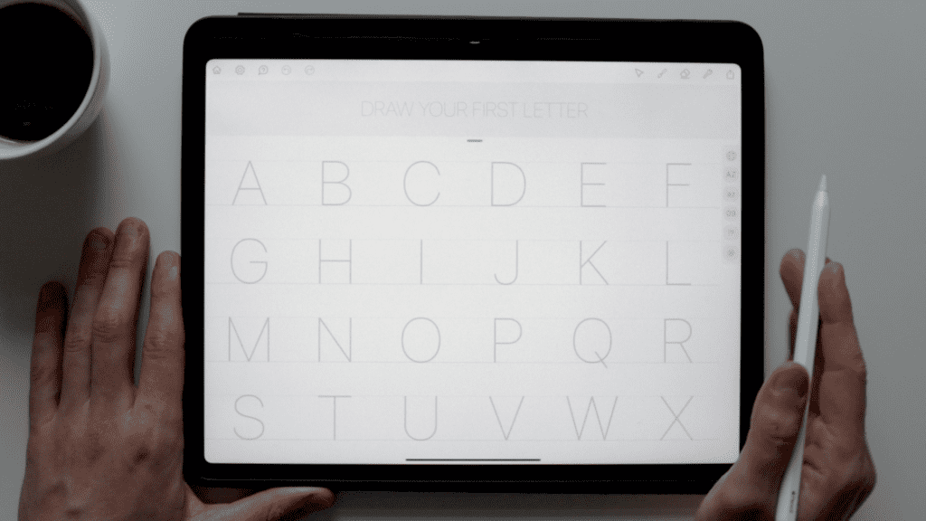 making fonts with fontself app 