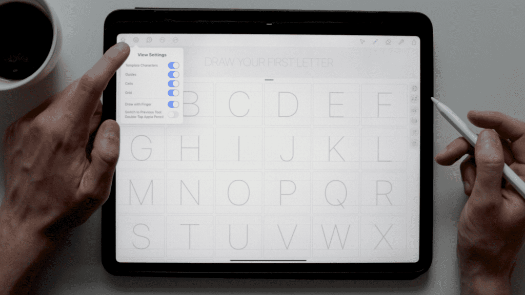 fontself app guidelines settings