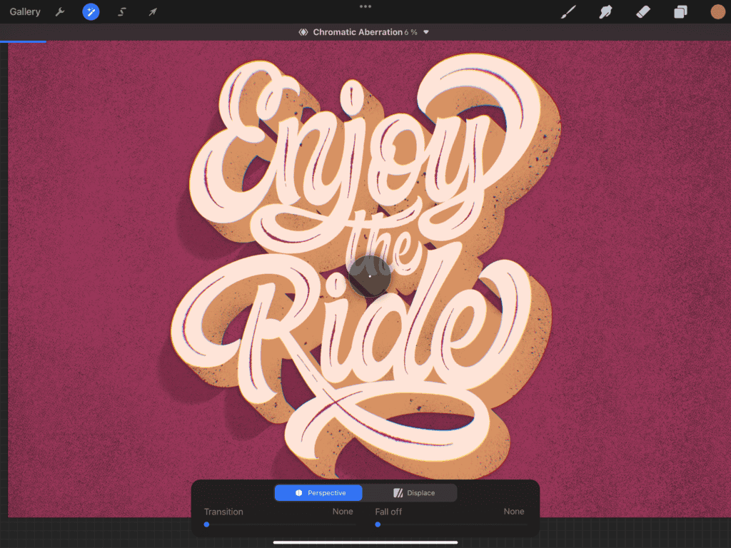 Stylized text saying 'Enjoy the Ride' on background.