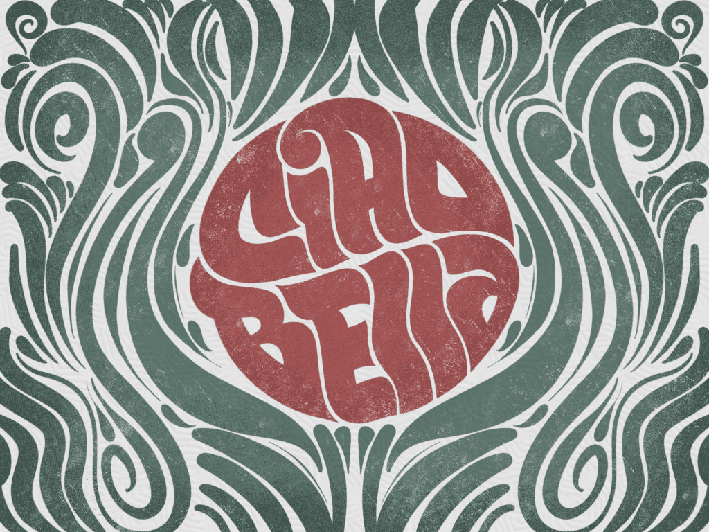 Stylized text design with 'Ciao Bella' phrase.