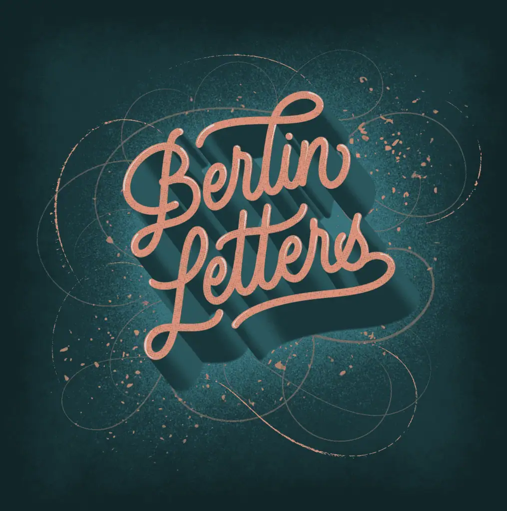Artistic text design reading 'Berlin Letters'