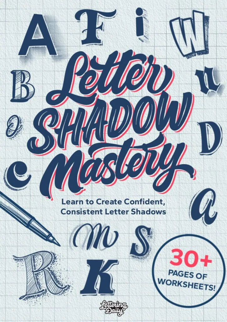 Guide for mastering letter shadow techniques and worksheets.