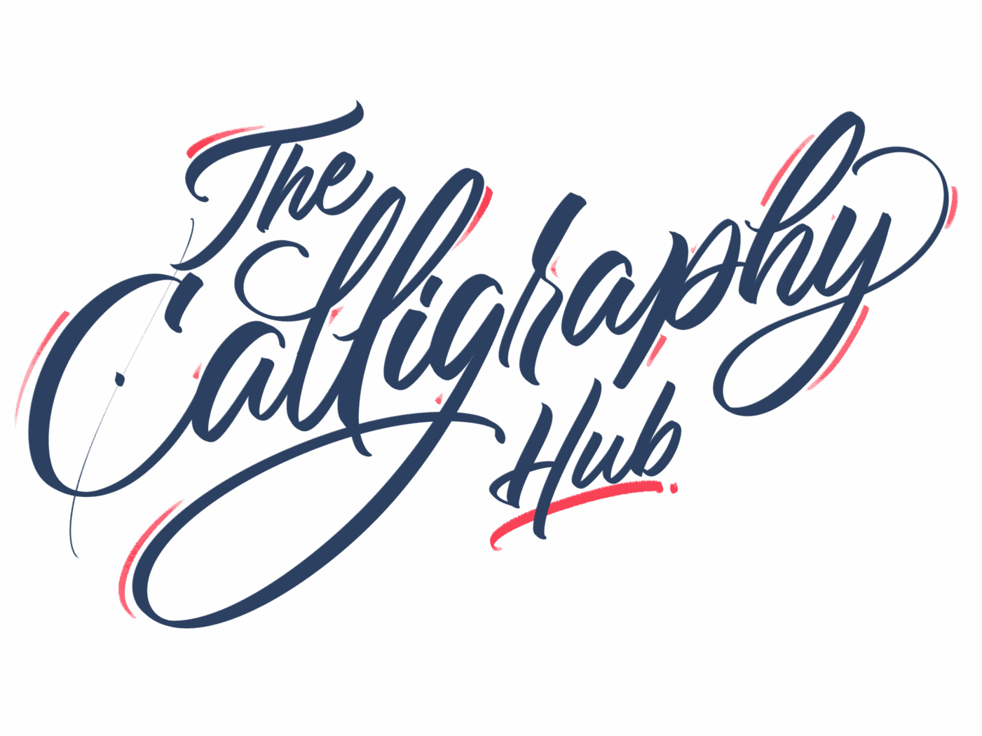 Stylish logo for The Calligraphy Hub