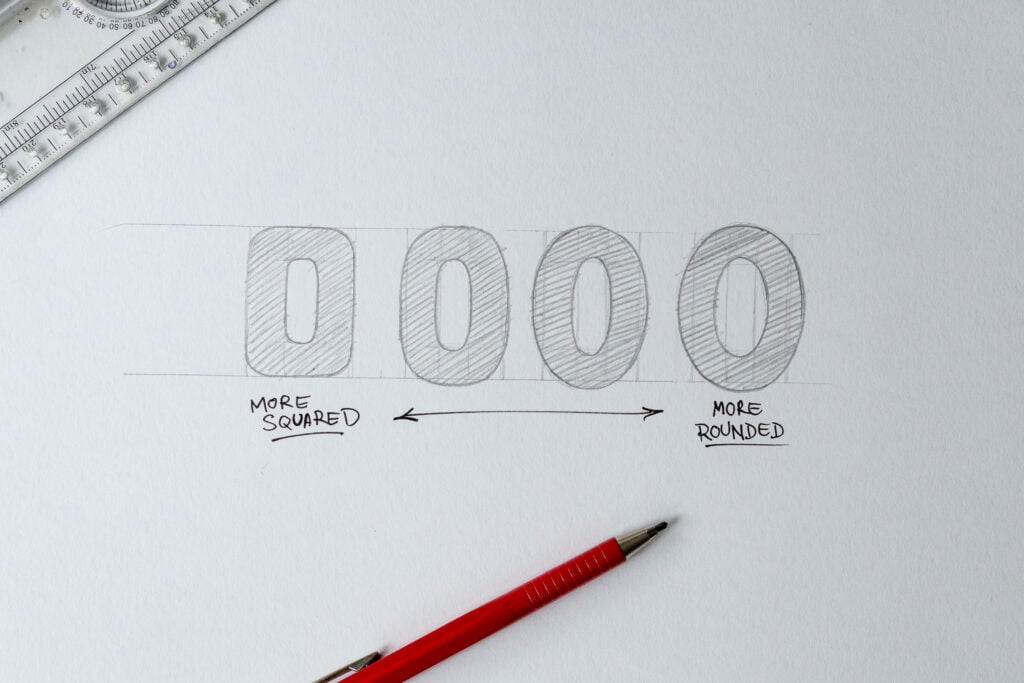 Illustration comparing squared and rounded numbers.