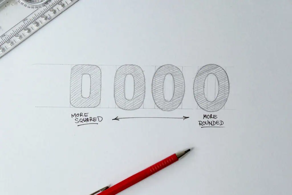 Illustration comparing squared and rounded numbers.