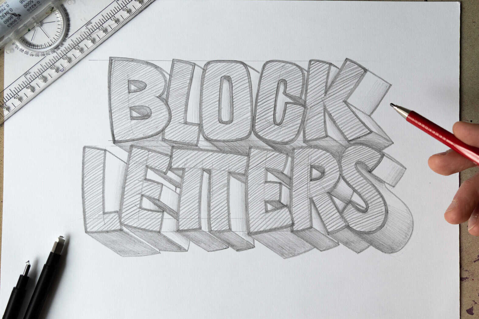 How to Draw Block Letters: A Beginner’s Guide to Sans Serif Lettering